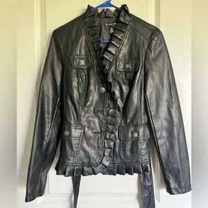 INC International Concepts Faux Leather Jacket